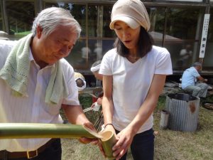 先ず　一杯　味見をしながら