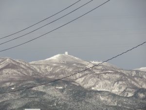 金北山　の　雪